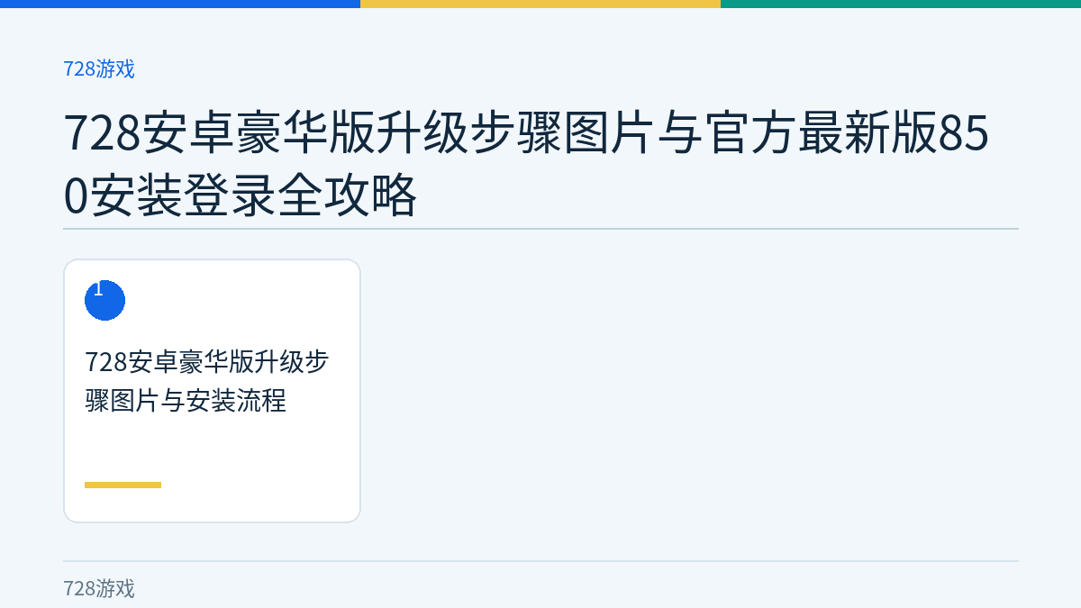 728安卓豪华版升级步骤图片与官方最新版850安装登录全攻略文章内容示意图